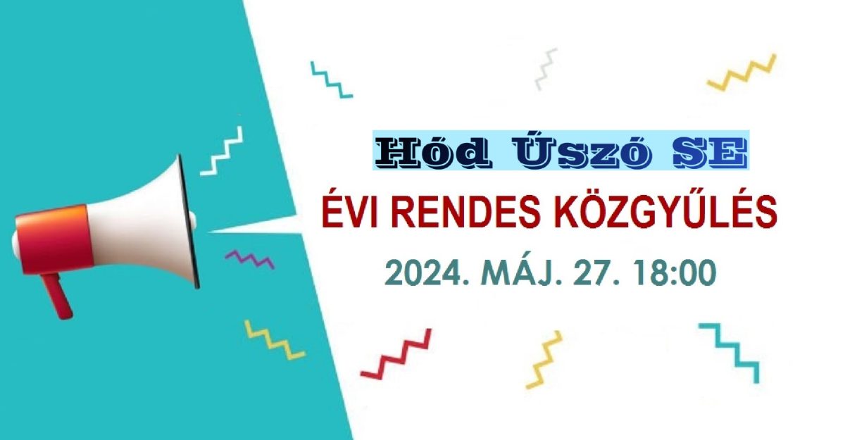 Hód Úszó SE – Évi rendes közgyűlés